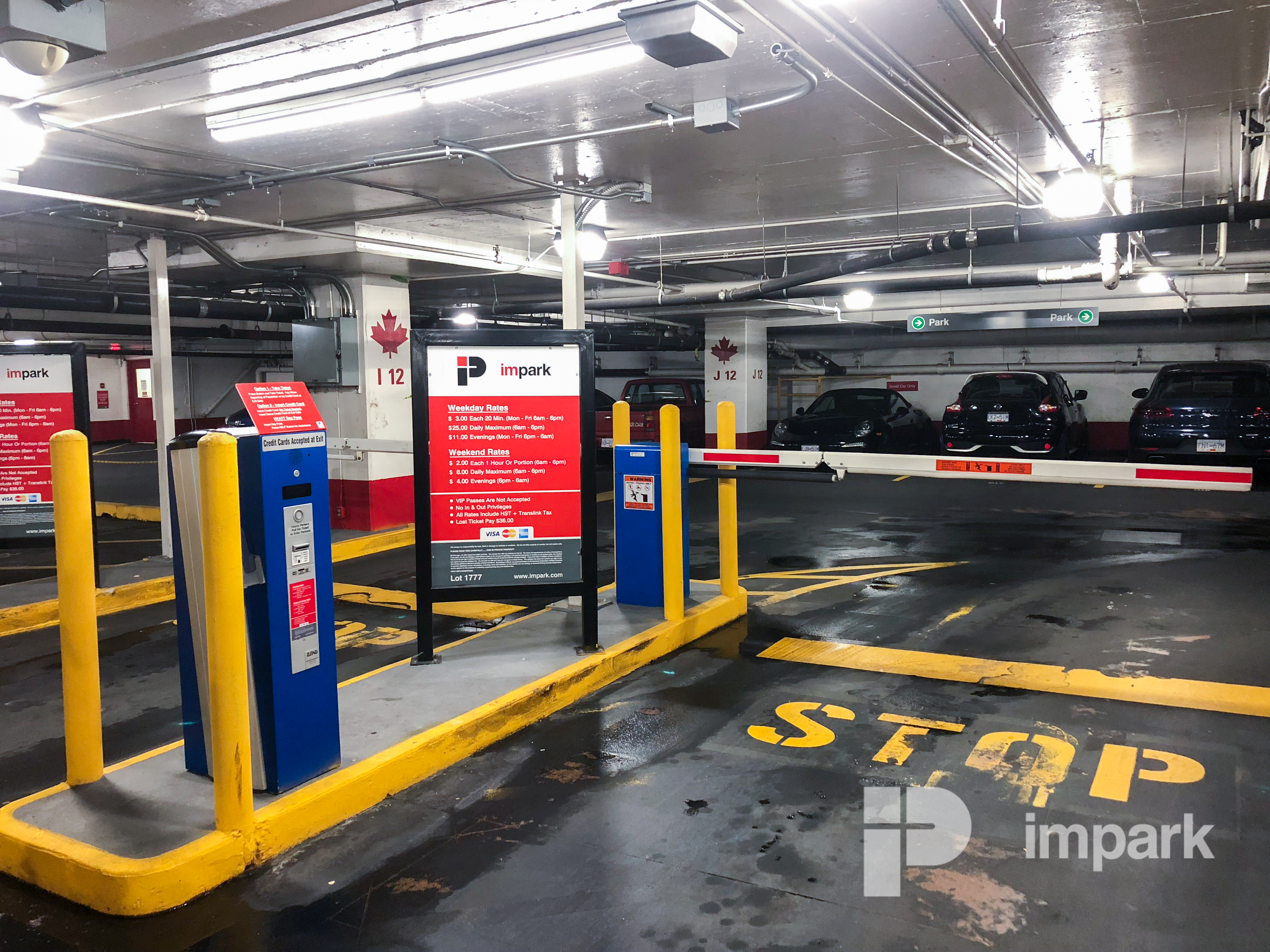 Royal Centre Parking Garage Vancouver Parking Impark